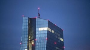 Der Sitz der Europäischen Zentralbank in Frankfurt Foto: dpa/Boris Roessler
