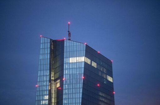 Der Sitz der Europäischen Zentralbank in Frankfurt Foto: dpa/Boris Roessler