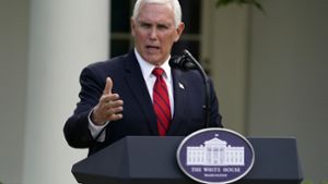 Mike Pence will US-Präsident werden. Foto: dpa/Evan Vucci