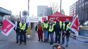 Auch in Stuttgart rief Verdi zu einem Warnstreik im ÖPNV auf. Foto: Andreas Rosar Fotoagentur-Stuttg/Andreas Rosar Fotoagentur-Stuttg