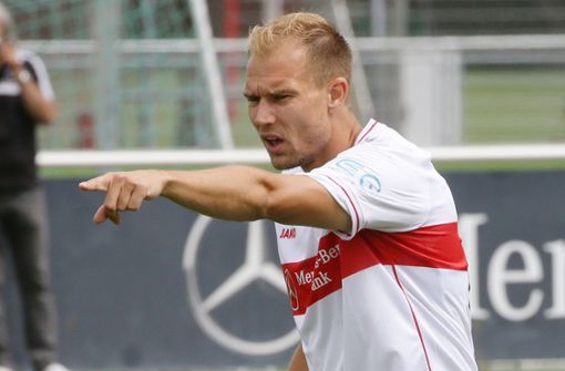 Holger Badstuber gibt  in der Regionalliga-Mannschaft des VfB II die Richtung vor. Wie lange noch? Foto: Baumann
