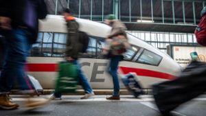 Zuvor soll der 29-Jährige in einem Zug am Bahnhof rumgeschrien haben. (Symbolfoto) Foto: dpa/Christoph Schmidt