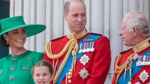 Sie bilden das Zentrum der Monarchie: Prinzessin Kate, Prinz William und König Charles. Foto: imago/Avalon.red