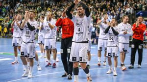 Falls die Handball-Saison abgebrochen wird, dürfte der THW Kiel erstmals seit 2015 wieder Deutscher Meister sein. Berechnungsgrundlage für die Abschlusstabelle soll eine Quotientenregelung sein. Foto: dpa/Andreas Gora