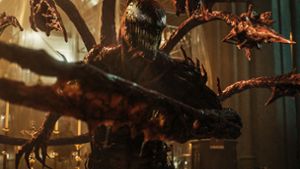 Mit diesem Alien, in dessen Innern Woody Harrelson steckt,  ist nicht zu spaßen: Szene aus „Venom – Let there be Carnage“ Foto: imago images/Prod.DB/Sony Pictures