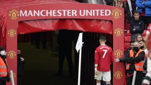 Manchester United trennt sich von Fußballstar Cristiano Ronaldo, das gab der Club am Dienstagabend bekannt. Foto: dpa/Andrew Yates