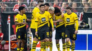 Borussia Dortmund holte beim Gastspiel in der Alten Försterei drei Punkte. Foto: Andreas Gora/dpa