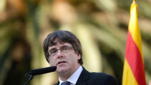 Der katalanische Regierungschef Carles Puigdemont sucht weiter den Dialog mit der spanischen Regierung. (Archivfoto) Foto: AP