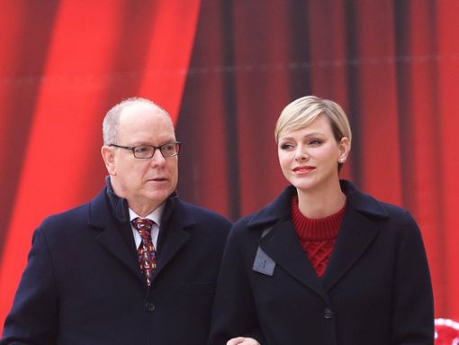 Charlène von Monaco, hier mit Ehemann Albert II., hat ihren 46. Geburtstag gefeiert. Foto: imago/Starface