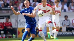 In der kommenden Saison steht für den VfB Stuttgart auch wieder das Duell mit dem Karlsruher SC an. Foto: Baumann