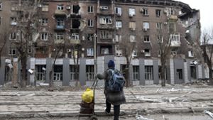 Banger Blick auf ein ehemaliges Zuhause Foto: dpa/Alexei Alexandrov