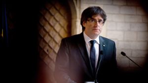 Der katalanische Regierungschef Puigdemont hatte am Donnerstag die Forderung nach vorgezogenen Neuwahlen in Katalonien abgesagt. Foto:dpa