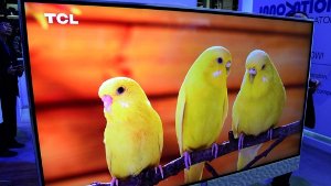 Auch die TV-Hersteller haben auf der CES in Las Vegas einiges zu bieten. Eine neue Technik kommt unter der Bezeichnung Quantum Dot: Extrem feine Kristalle, die LCD-Displays zu besseren Bildern und natürlichen Farben verhelfen sollen. Foto: dpa