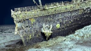 Das Wrack der gesunkenen Titanic. Foto: AFP/HANDOUT