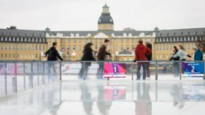 Hier sollten laut Bundesanwalt Ende 2017 viele Menschen getötet werden: Die Eislaufbahn vor dem Karlsruher Schloss Foto: dpa