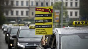 Proteste der Taxifahrer gehen weiter