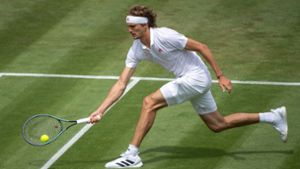 Alexander Zverev wird am Mittwoch in Wimbledon spielen. Foto: dpa/Jonathan Nackstrand