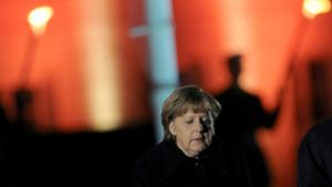 Der große Zapfenstreich für die Altkanzlerin Angela Merkel hat eine unschöne Reaktion einer Rentnerin aus dem Rems-Murr-Kreis ausgelöst. Foto: dpa/Hannibal Hanschke