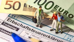 Mehr als jeder dritte Erwachsene in Deutschland hat schon einmal geerbt. Erbschaftsteuerpflichtig sind laut einer Studie nur 14 Prozent der Erben. Foto: dpa-Zentralbild