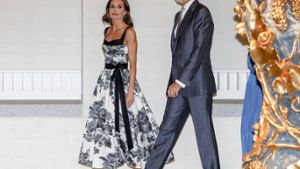 Königin Letizia und König Felipe VI. von Spanien besuchen die Eröffnung einer Galerie in Madrid. Foto: imago images/ABACAPRESS