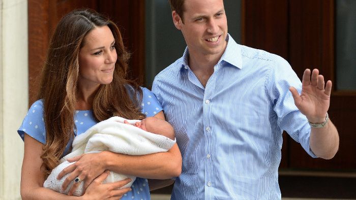 Kate und William zeigen das royale Baby