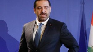Libanons Regierungschef Saad Hariri will bei seinem Präsidenten seinen Rücktritt einreichen. (Archivfoto) Foto: dpa/Thibault Camus