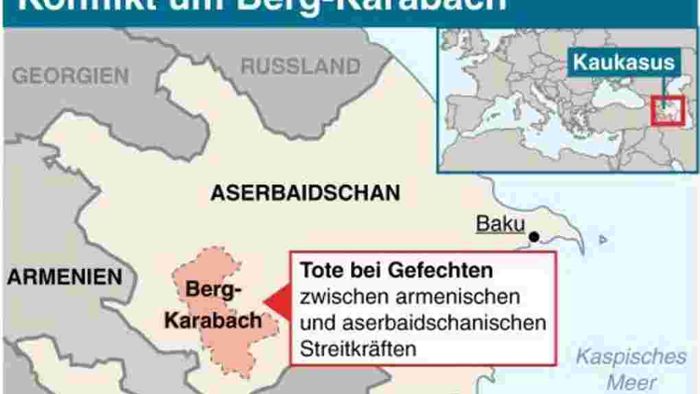 Neue Kämpfe um Berg-Karabach