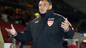 Felix Magath im Jahr 2004 als VfB-Trainer. Foto: imago images / Avanti