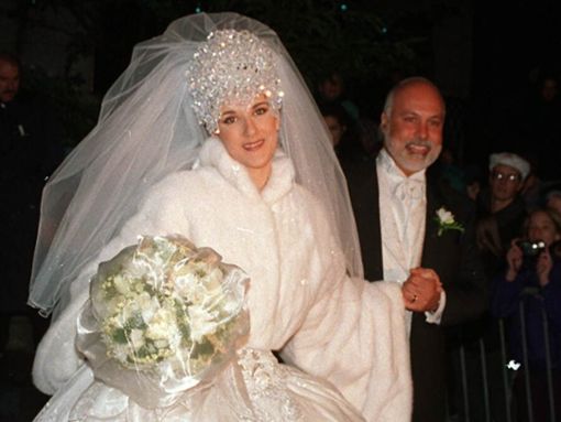 Céline Dion und René Angélil heirateten am 17. Dezember 1994. Foto: action press