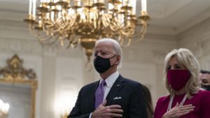 Joe Biden hat nicht nur die Einrichtung im Weißen Haus verändert. Foto: dpa/Alex Brandon