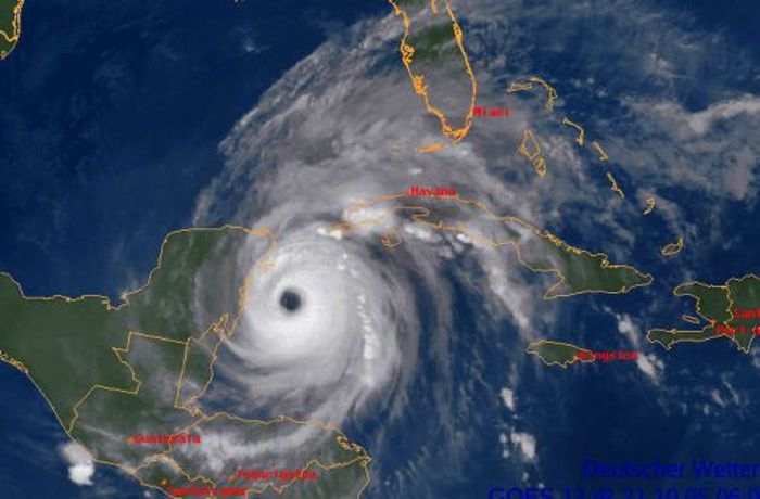 Wo warst Du, als...: Hurrikan Wilma auf Florida zustürmte?
