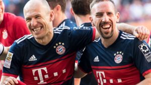 Arjen Robben und Franck Ribéry prägen das Spiel des FC Bayern München. Foto: dpa