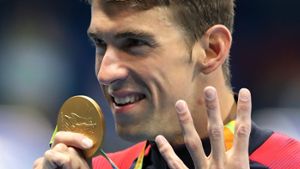 Michael Phelps hat seine 22. Goldmedaille bei Olympischen Spielen gewonnen. Foto: AP