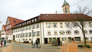 Das Gebäudeensemble in der Alleenstraße  prägt das Stadtbild Nürtingens. Foto: Ines Rudel