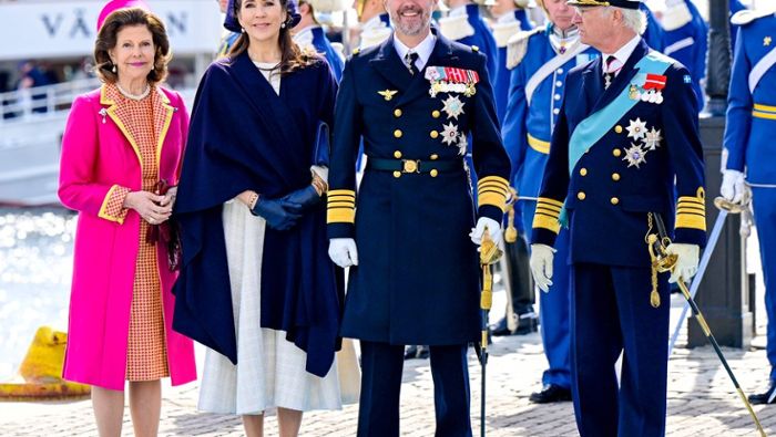 König Frederik und seine Mary sind in Schweden angekommen