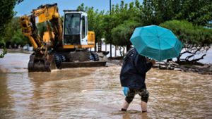 In Griechenland hat es erneut  starke Überschwemmungen gegeben. Foto: IMAGO/ANE Edition/IMAGO/Vasilis Ikonomou / Eurokinissi