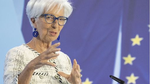 Notenbankchefin Christine Lagarde hat mit ihren Aussagen die Euphorie an der Börse gebremst. Foto: dpa/Boris Roessler