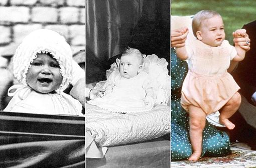 Windsor-Sprösslinge aus drei Generationen: Wer die pausbackigen Babys sind, erfahren Sie in unserer Bildergalerie. Foto: dpa/AP