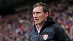 Trainer Hannes Wolf hat vor dem Hannover-Spiel in der Pressekonferenz gesprochen. (Archivbild) Foto: Pressefoto Baumann