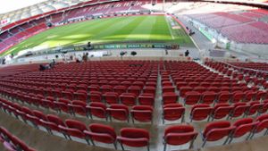 Ins Stadion dürfen zum Spiel gegen Mainz 25.000 Zuschauer. Foto: Baumann