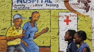 Afrika leidet bis heute besonders unter der Aids-Epidemie. Foto: dpa/Dai Kurokawa