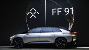 Das neue Modell FF91 von Faraday Future überzeugt mit viel PS und hoher Reichweite. Foto: AP