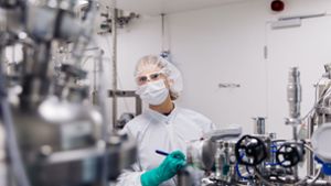 Curevac-Labor – der Rechtsstreit zwischen dem Tübinger Unternehmen und seinem Konkurrenten Biontech geht weiter. Foto: CureVac AG