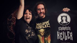 Simone Heinold und Jürgen Heß eröffnen Stuttgarts ersten Metal-Club. Foto: Der Schwarze Keiler