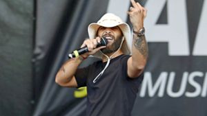 Leonberger Rapper Nimo in Aktion Foto: imago