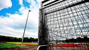 Allzu oft werden die Tore im Wernauer Stadion zurzeit nicht genutzt. Foto: Horst Rudel