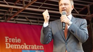 Kein Rückenwind durch FDP-Chef Lindner für die Liberalen in NRW. Foto: dpa/Henning Kaiser