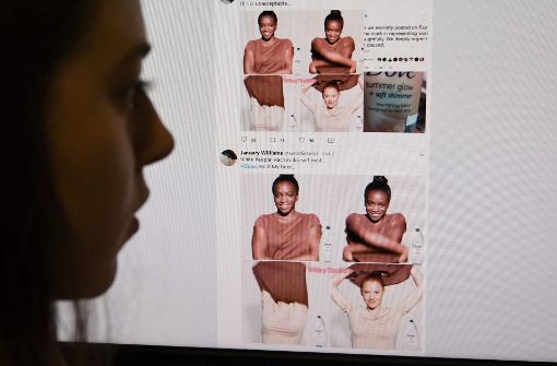 Mit dieser Werbeanzeige löste der Kosmetikhersteller Dove einen Shitstorm aus. Foto: AFP