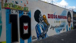 In Argentinien trauert man weiterhin um Diego Maradona. Foto: imago images/Michael Bunel