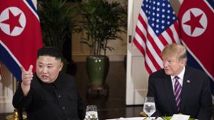 Kim Jong Un (links) und Donald Trump konnten sich beim Abrüstungsgipfel nicht einigen. Foto: Weißes Haus